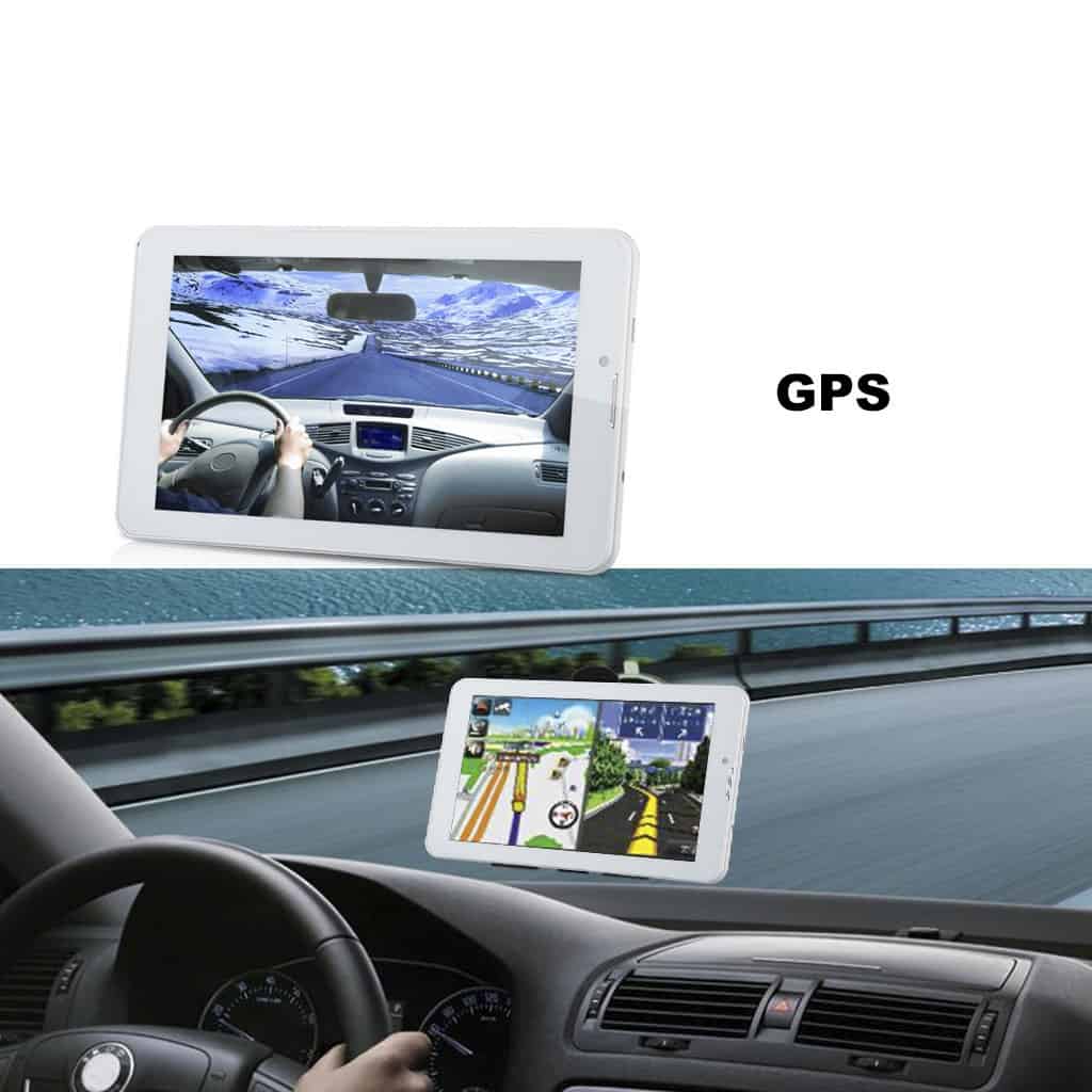 A tablet GPS navigációra is használható Google Térképpel