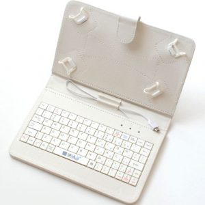 Tablet tok 7″ és 8″ billentyűzettel fehér