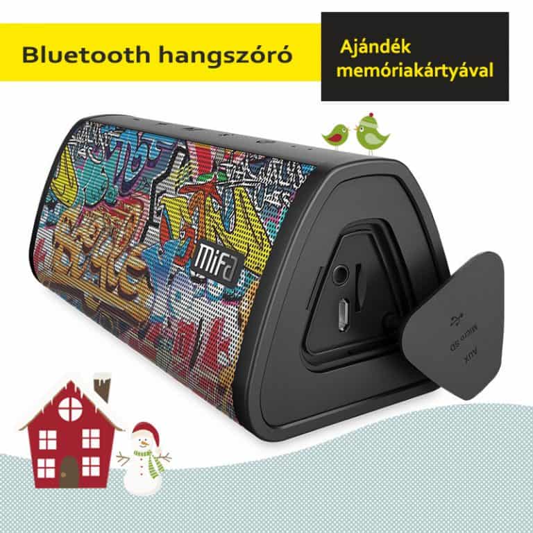Read more about the article Bluetooth hangszóró 🔉 Ajándék 8Gb microSD memóriakártyával❗️